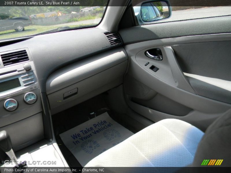 Sky Blue Pearl / Ash 2007 Toyota Camry LE