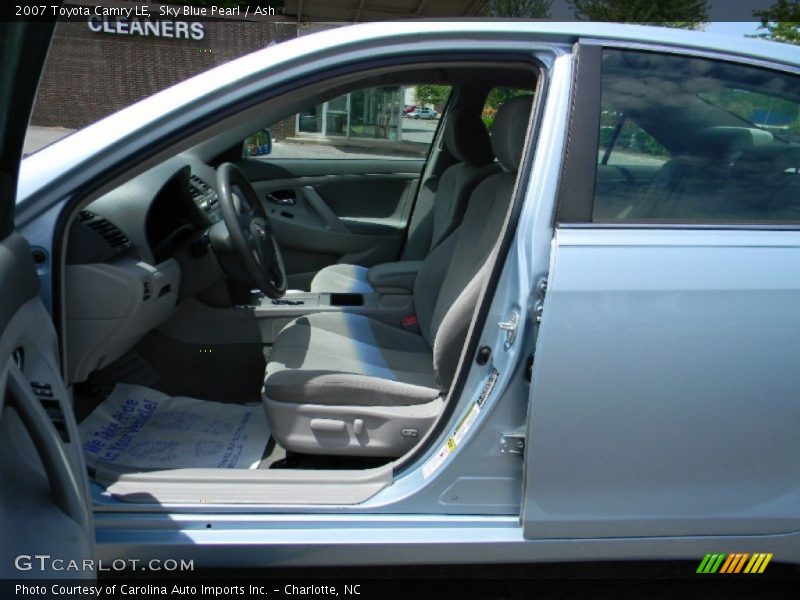 Sky Blue Pearl / Ash 2007 Toyota Camry LE
