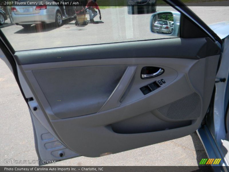 Sky Blue Pearl / Ash 2007 Toyota Camry LE