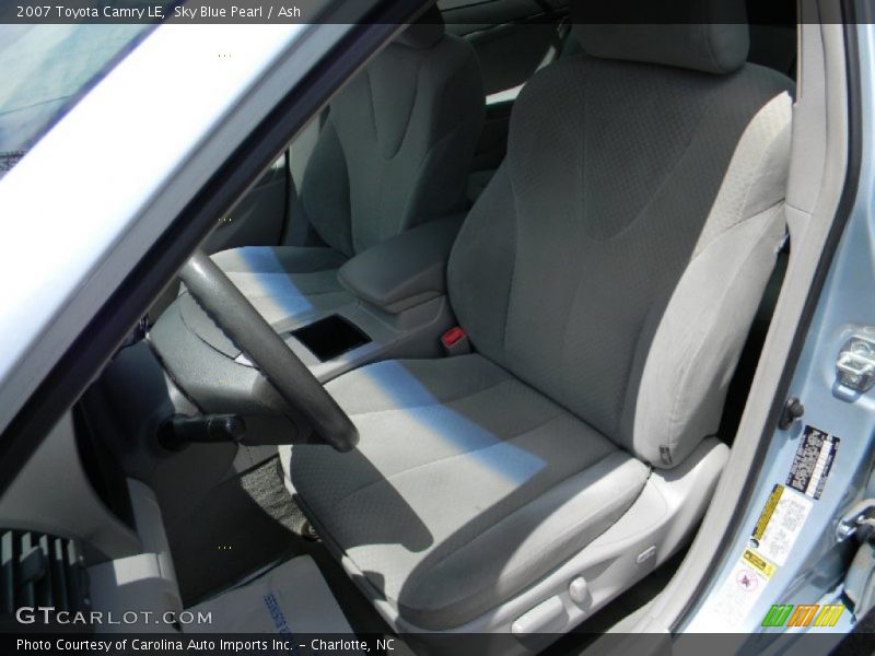 Sky Blue Pearl / Ash 2007 Toyota Camry LE