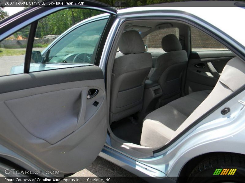 Sky Blue Pearl / Ash 2007 Toyota Camry LE