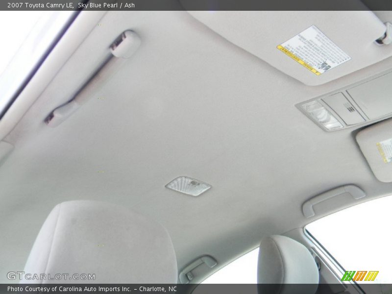 Sky Blue Pearl / Ash 2007 Toyota Camry LE
