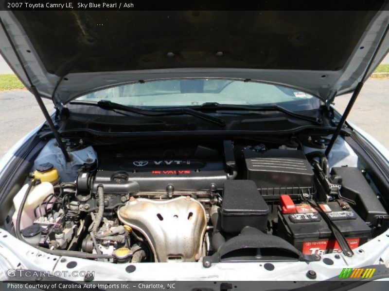 Sky Blue Pearl / Ash 2007 Toyota Camry LE
