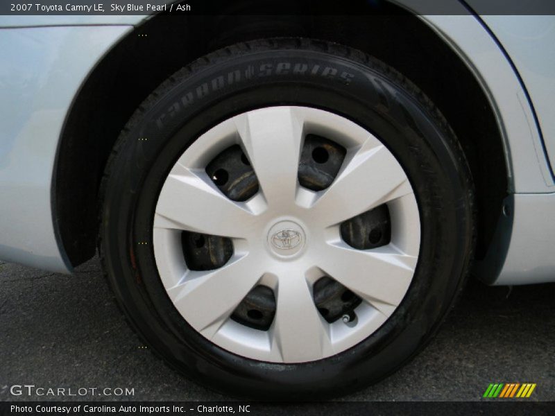 Sky Blue Pearl / Ash 2007 Toyota Camry LE
