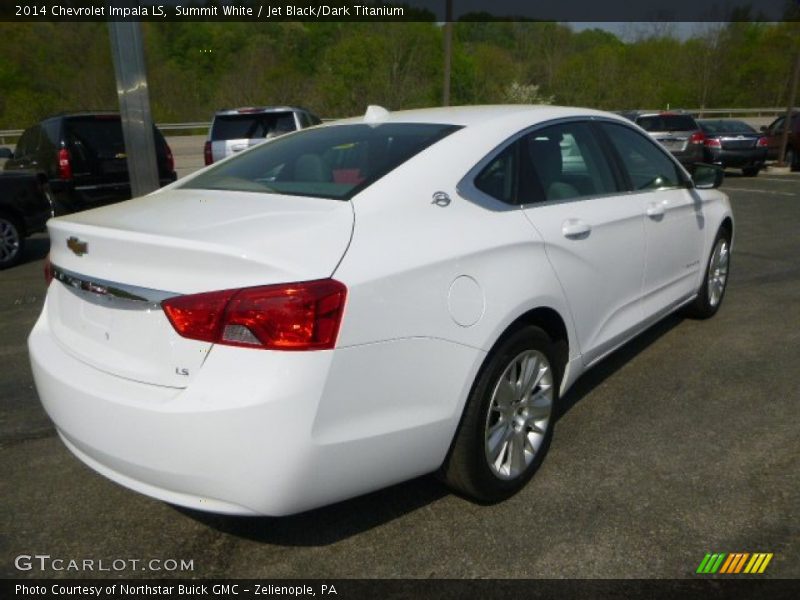 Summit White / Jet Black/Dark Titanium 2014 Chevrolet Impala LS