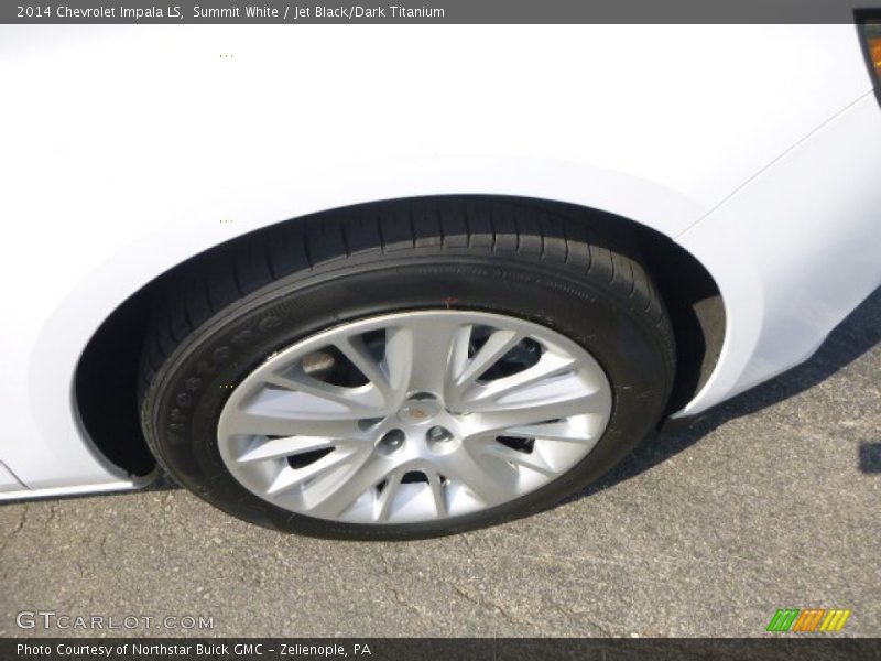 Summit White / Jet Black/Dark Titanium 2014 Chevrolet Impala LS