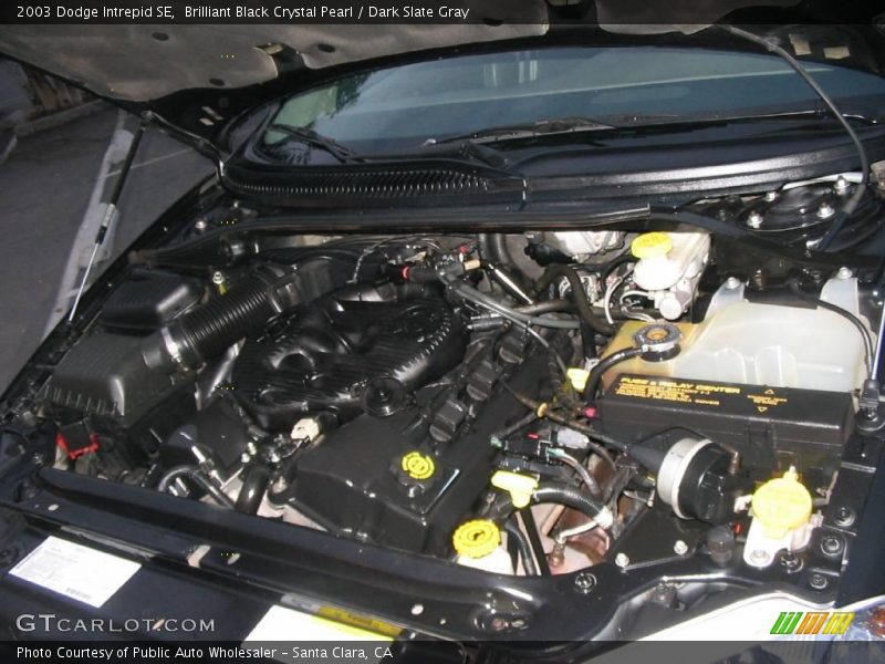 Brilliant Black Crystal Pearl / Dark Slate Gray 2003 Dodge Intrepid SE