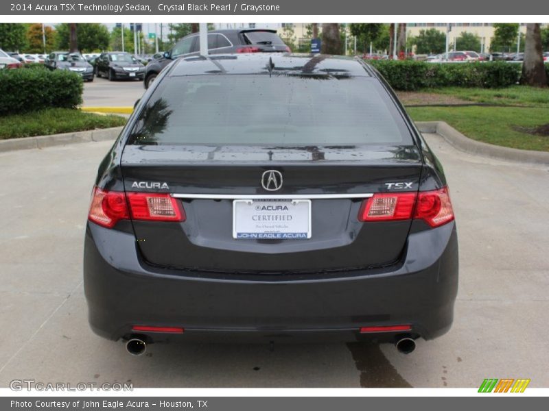 Crystal Black Pearl / Graystone 2014 Acura TSX Technology Sedan