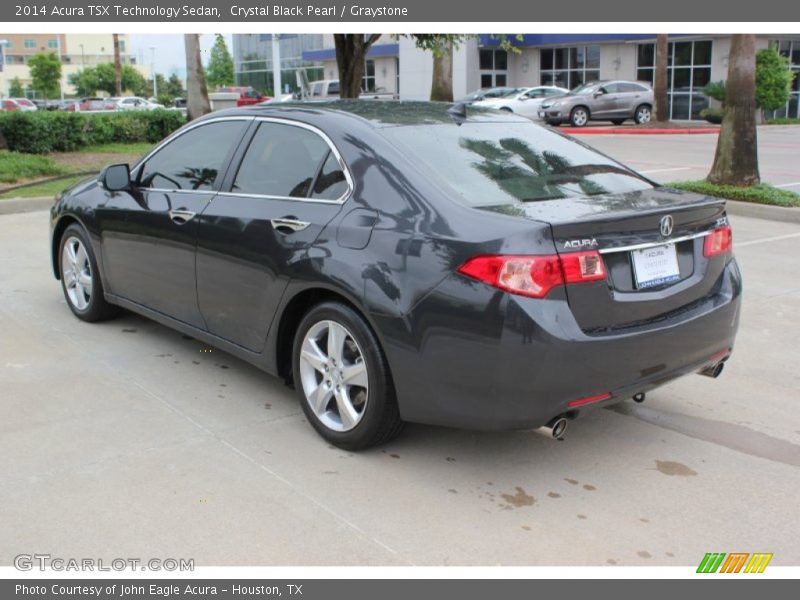 Crystal Black Pearl / Graystone 2014 Acura TSX Technology Sedan
