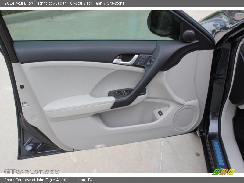 Crystal Black Pearl / Graystone 2014 Acura TSX Technology Sedan