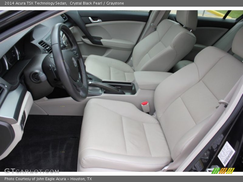 Crystal Black Pearl / Graystone 2014 Acura TSX Technology Sedan