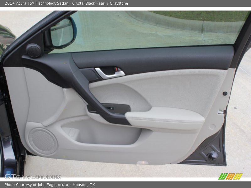 Crystal Black Pearl / Graystone 2014 Acura TSX Technology Sedan