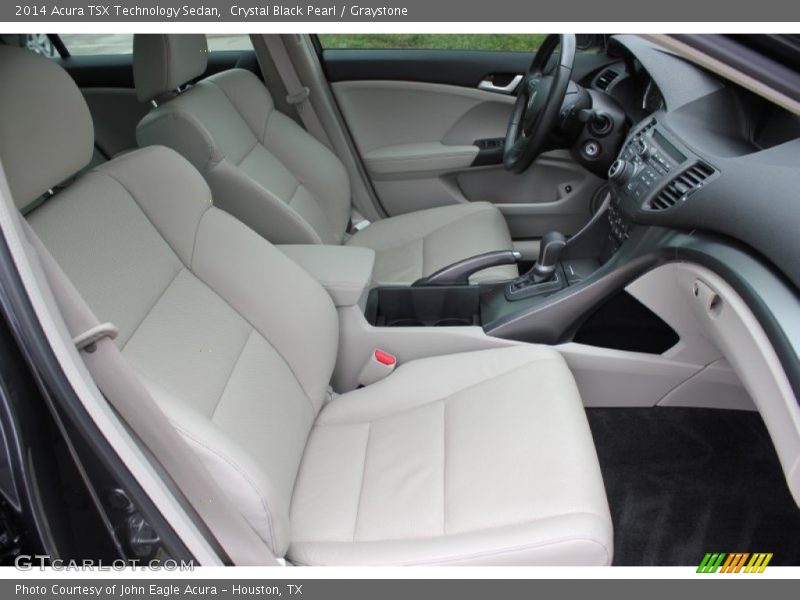 Crystal Black Pearl / Graystone 2014 Acura TSX Technology Sedan