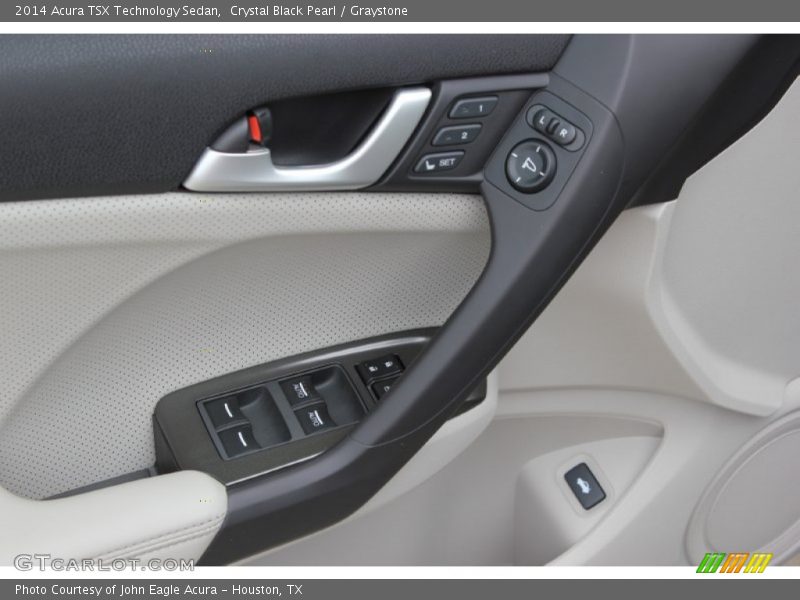 Crystal Black Pearl / Graystone 2014 Acura TSX Technology Sedan