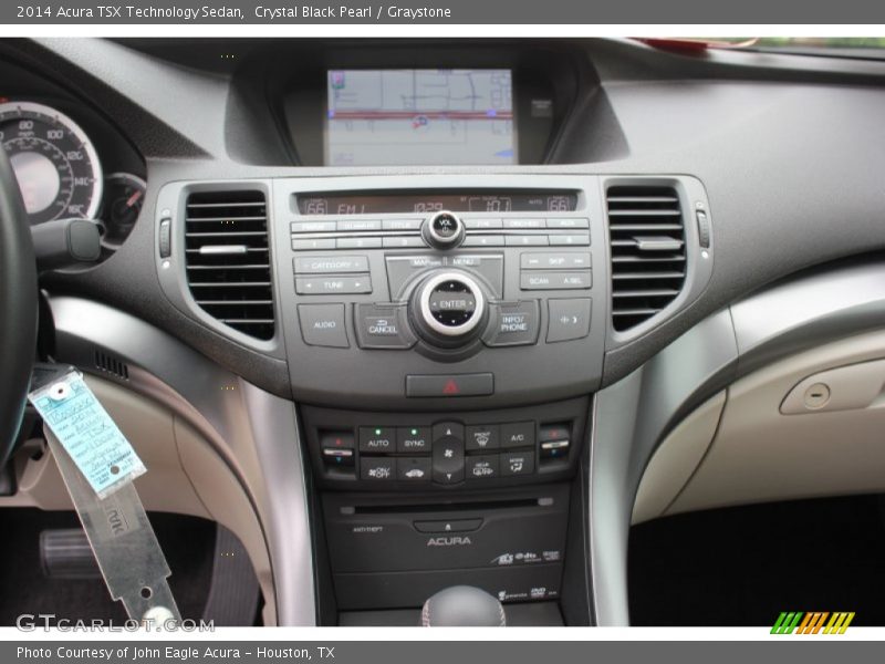 Crystal Black Pearl / Graystone 2014 Acura TSX Technology Sedan