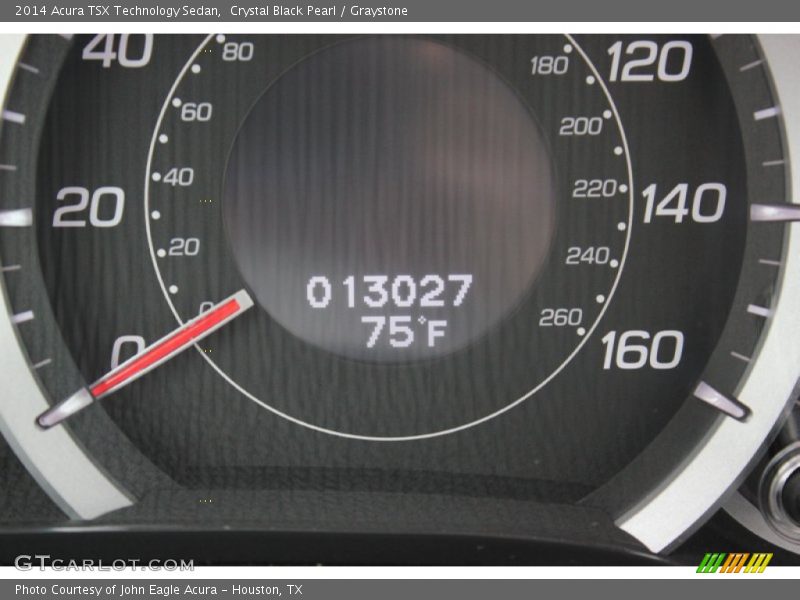Crystal Black Pearl / Graystone 2014 Acura TSX Technology Sedan