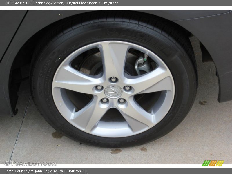Crystal Black Pearl / Graystone 2014 Acura TSX Technology Sedan