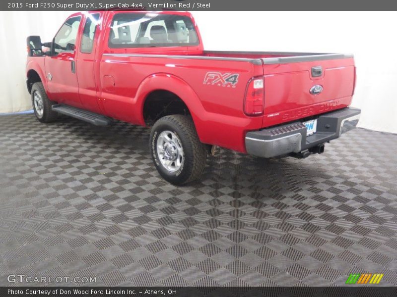 Vermillion Red / Steel 2015 Ford F250 Super Duty XL Super Cab 4x4