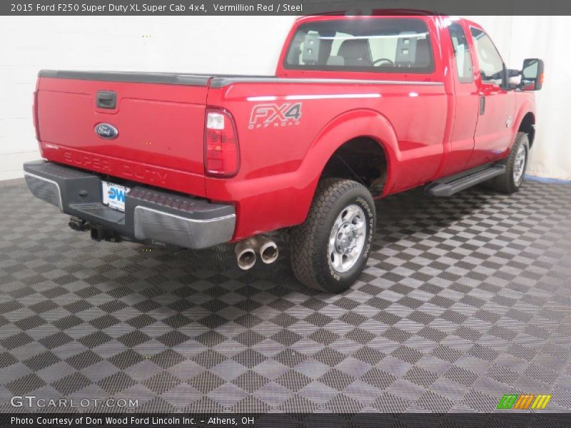 Vermillion Red / Steel 2015 Ford F250 Super Duty XL Super Cab 4x4