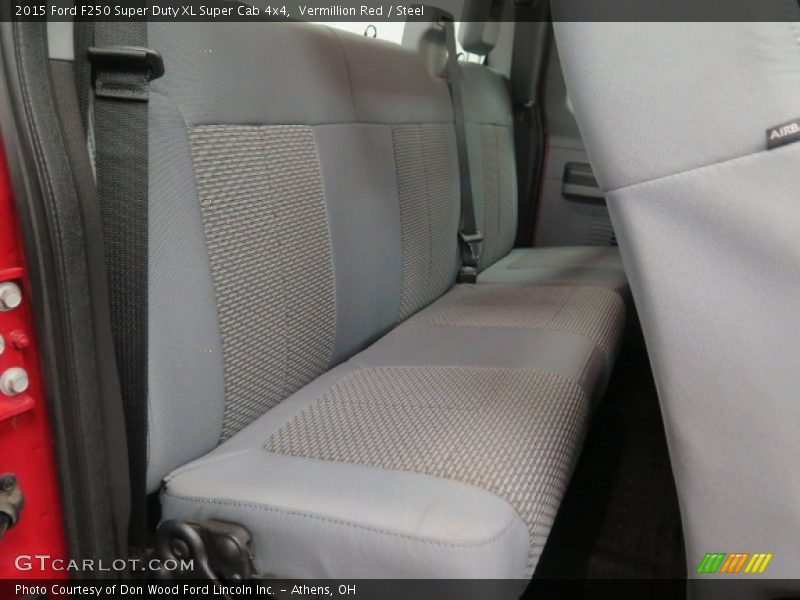 Vermillion Red / Steel 2015 Ford F250 Super Duty XL Super Cab 4x4