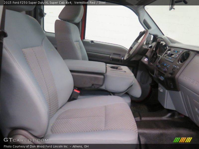 Vermillion Red / Steel 2015 Ford F250 Super Duty XL Super Cab 4x4