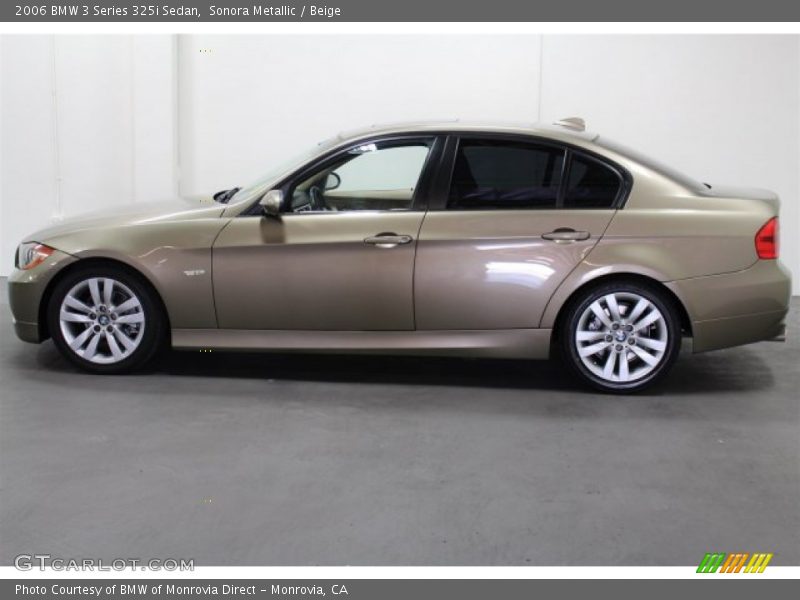 Sonora Metallic / Beige 2006 BMW 3 Series 325i Sedan