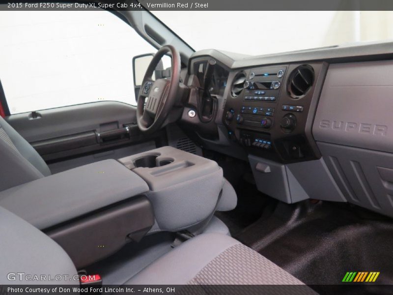 Vermillion Red / Steel 2015 Ford F250 Super Duty XL Super Cab 4x4