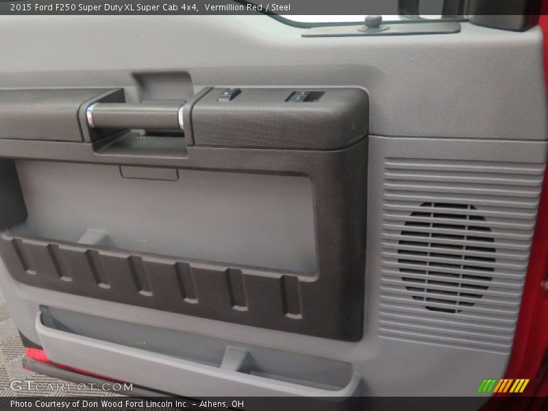 Vermillion Red / Steel 2015 Ford F250 Super Duty XL Super Cab 4x4