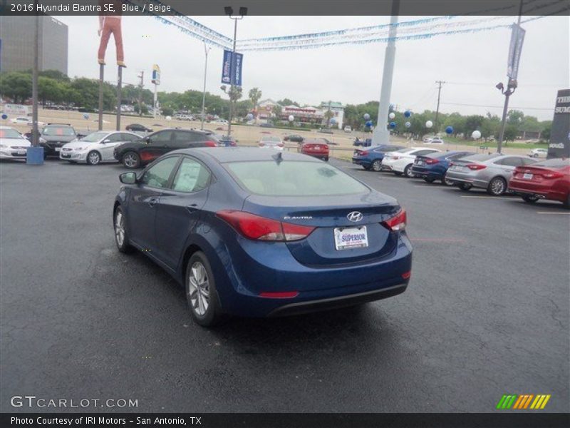 Blue / Beige 2016 Hyundai Elantra SE