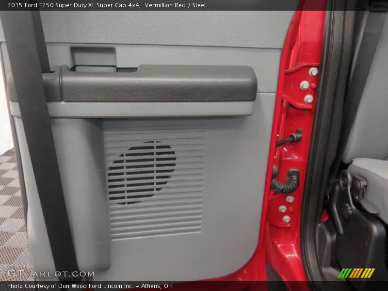 Vermillion Red / Steel 2015 Ford F250 Super Duty XL Super Cab 4x4