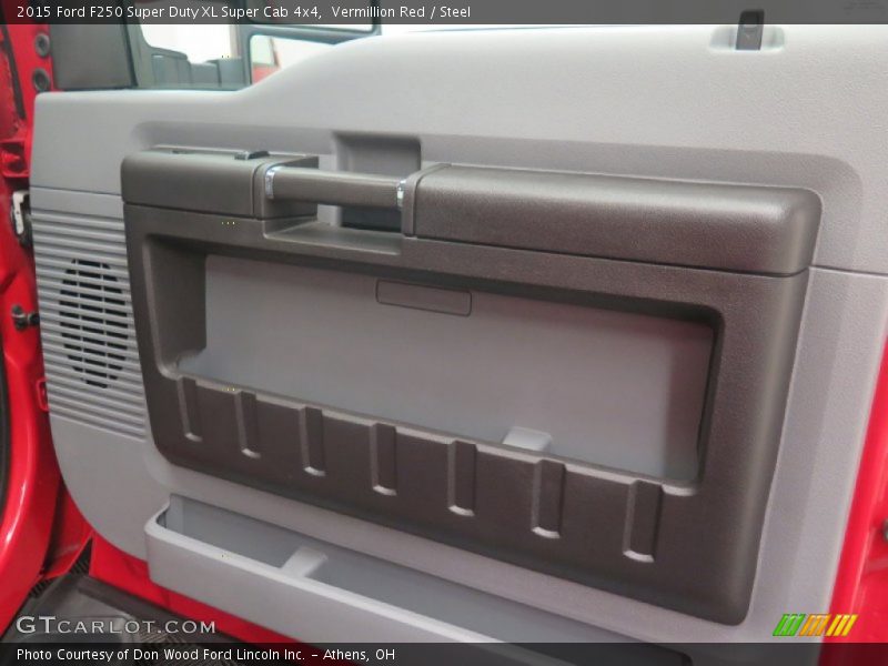Vermillion Red / Steel 2015 Ford F250 Super Duty XL Super Cab 4x4