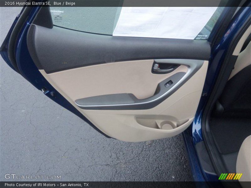 Blue / Beige 2016 Hyundai Elantra SE