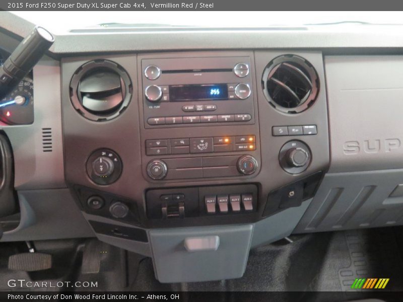 Vermillion Red / Steel 2015 Ford F250 Super Duty XL Super Cab 4x4