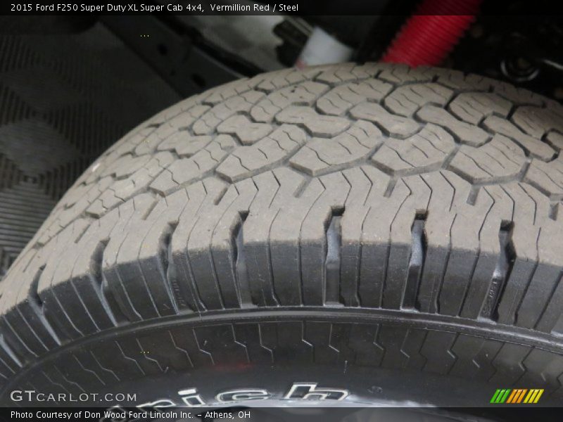 Vermillion Red / Steel 2015 Ford F250 Super Duty XL Super Cab 4x4