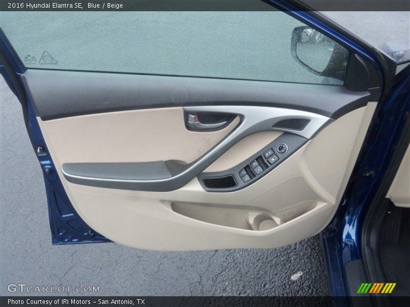 Blue / Beige 2016 Hyundai Elantra SE