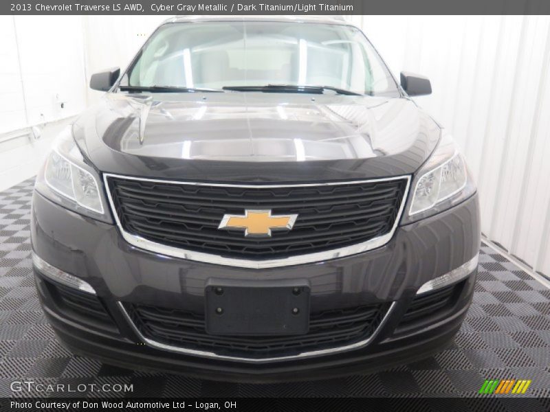 Cyber Gray Metallic / Dark Titanium/Light Titanium 2013 Chevrolet Traverse LS AWD