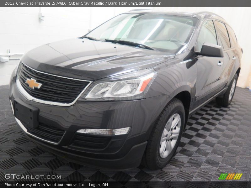 Cyber Gray Metallic / Dark Titanium/Light Titanium 2013 Chevrolet Traverse LS AWD