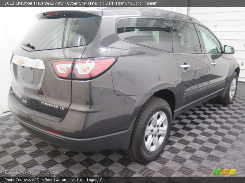 Cyber Gray Metallic / Dark Titanium/Light Titanium 2013 Chevrolet Traverse LS AWD