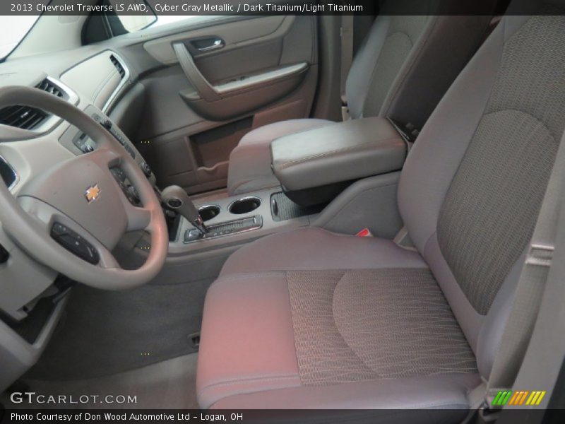 Cyber Gray Metallic / Dark Titanium/Light Titanium 2013 Chevrolet Traverse LS AWD