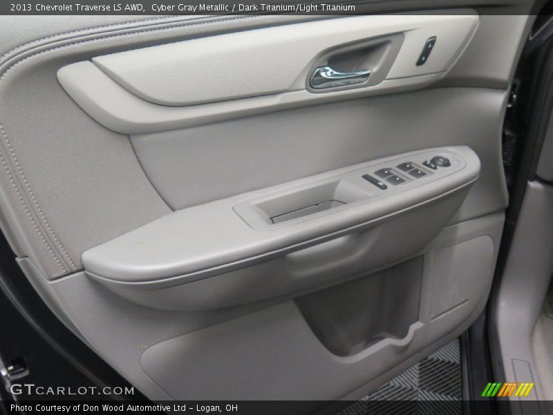 Cyber Gray Metallic / Dark Titanium/Light Titanium 2013 Chevrolet Traverse LS AWD