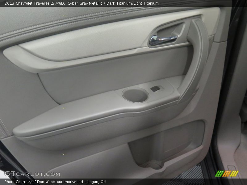 Cyber Gray Metallic / Dark Titanium/Light Titanium 2013 Chevrolet Traverse LS AWD