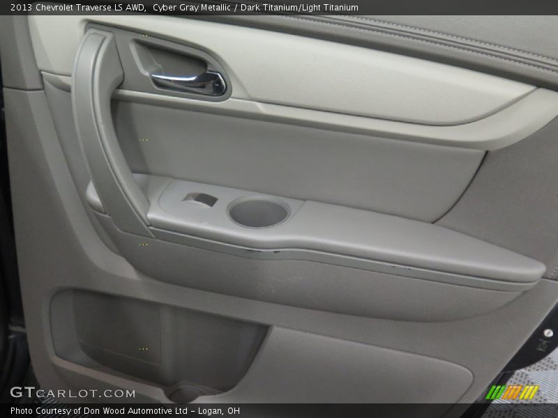 Cyber Gray Metallic / Dark Titanium/Light Titanium 2013 Chevrolet Traverse LS AWD
