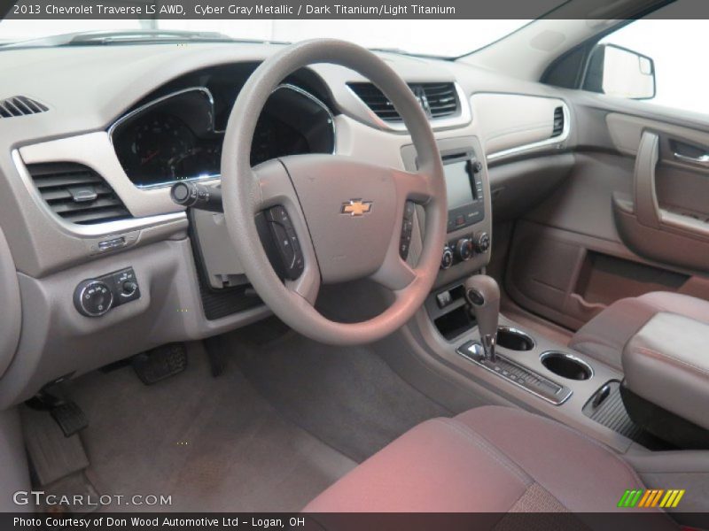 Cyber Gray Metallic / Dark Titanium/Light Titanium 2013 Chevrolet Traverse LS AWD
