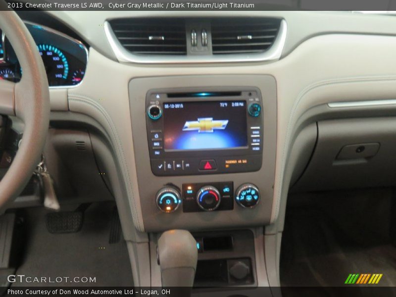 Cyber Gray Metallic / Dark Titanium/Light Titanium 2013 Chevrolet Traverse LS AWD