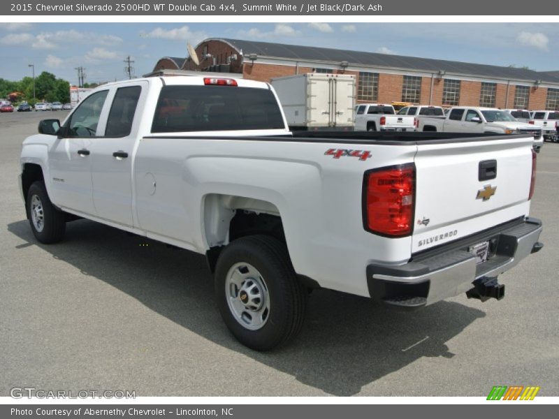 Summit White / Jet Black/Dark Ash 2015 Chevrolet Silverado 2500HD WT Double Cab 4x4