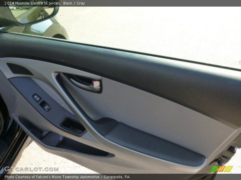 Black / Gray 2014 Hyundai Elantra SE Sedan