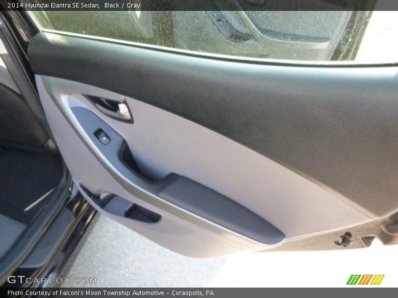Black / Gray 2014 Hyundai Elantra SE Sedan