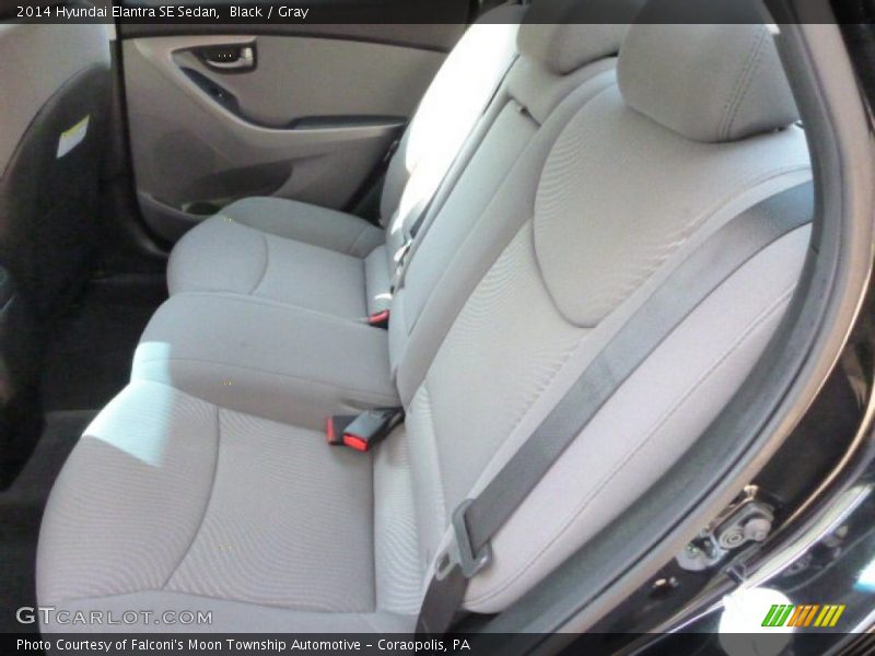 Black / Gray 2014 Hyundai Elantra SE Sedan