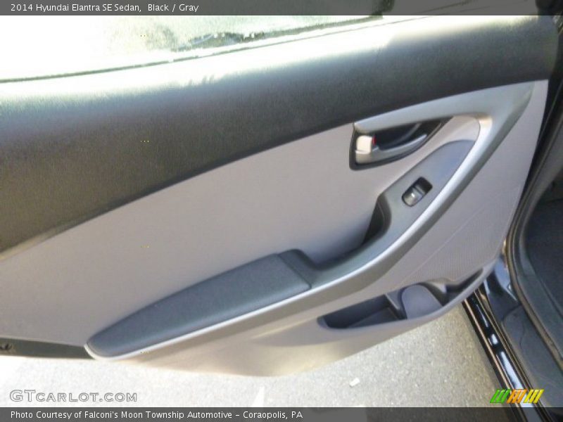 Black / Gray 2014 Hyundai Elantra SE Sedan