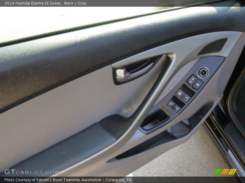 Black / Gray 2014 Hyundai Elantra SE Sedan
